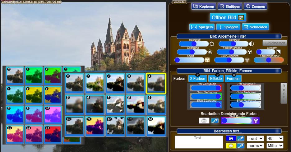 Bildbearbeitung auf Deutsch